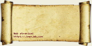 Irena Dačić vizit kartica